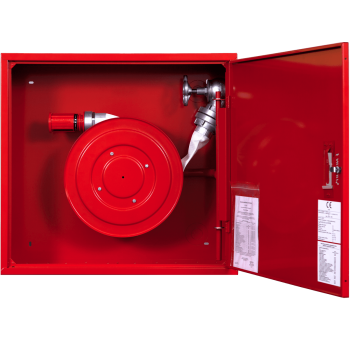 Hydrant wewnętrzny wnękowy z wężem płaskoskładanym 52/20m zwijadło